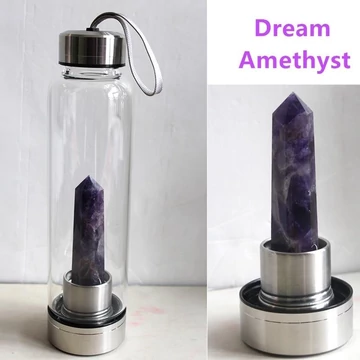Üvegkulacs Ametiszt Ásvánnyal 750 ml