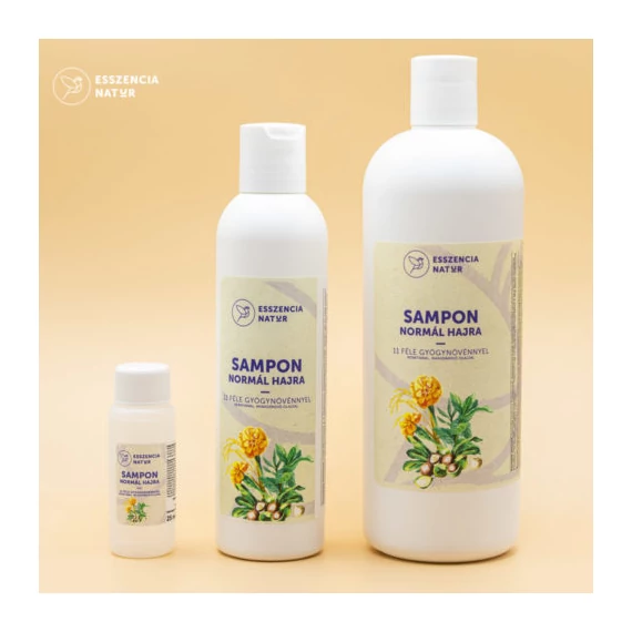 Esszencia Natúr Gyógynövényes sampon normál, festett hajra - 500 ml